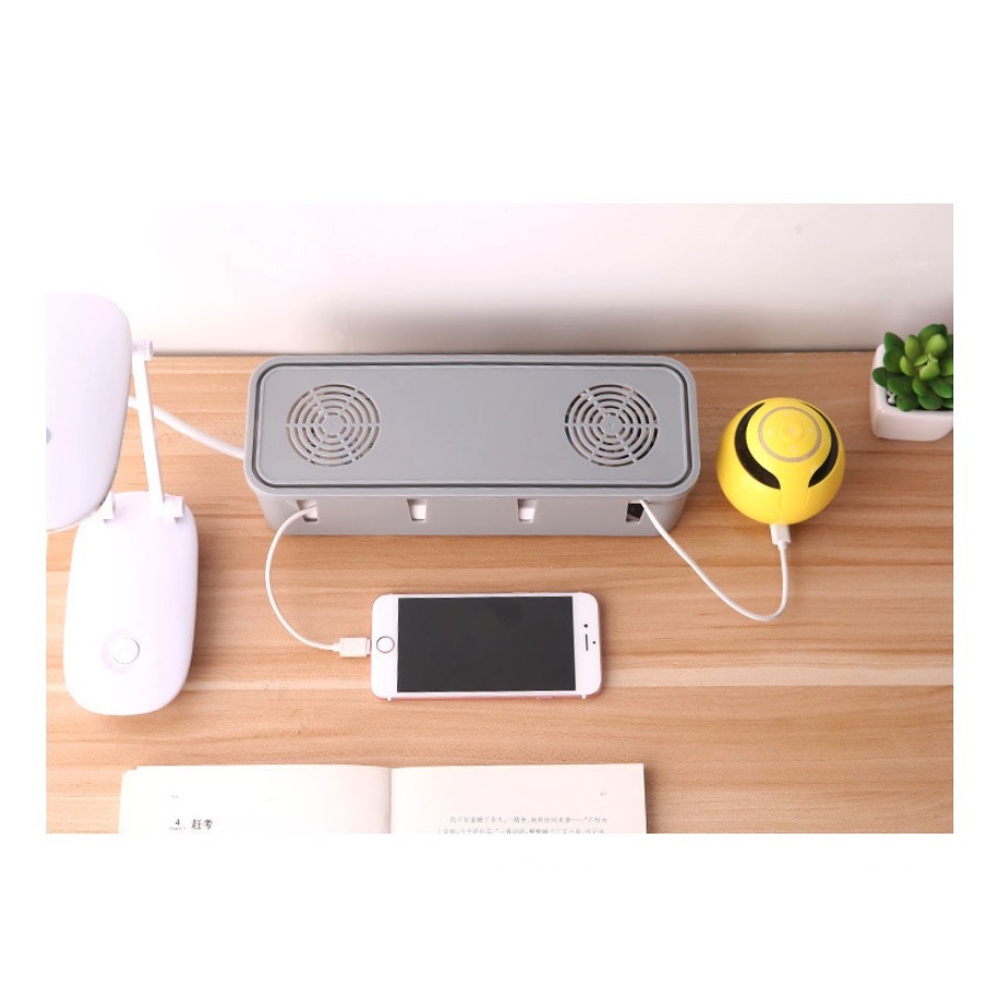 Adda Home - Kotak Kabel Listrik USB Hp Tempat Stop Kontak Wire Organizer