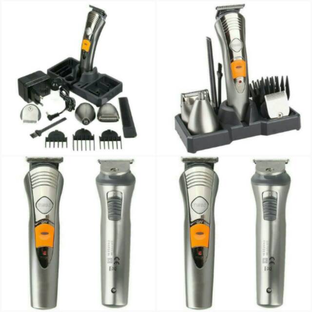 HAIR CLIPPER Alat Cukur Grooming Kit 7 In 1 Rechargeable (TP)