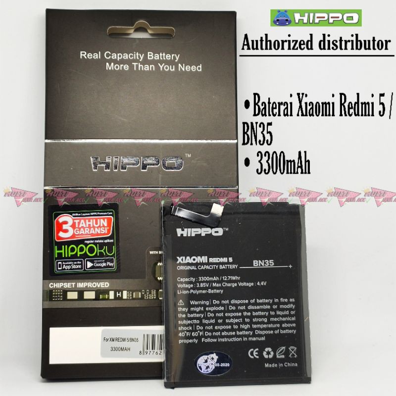 Baterai Xiaomi Redmi 5 BN35 /BN-35 /battery