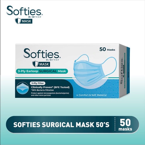 Softies Surgical Mask 3ply 50pcs