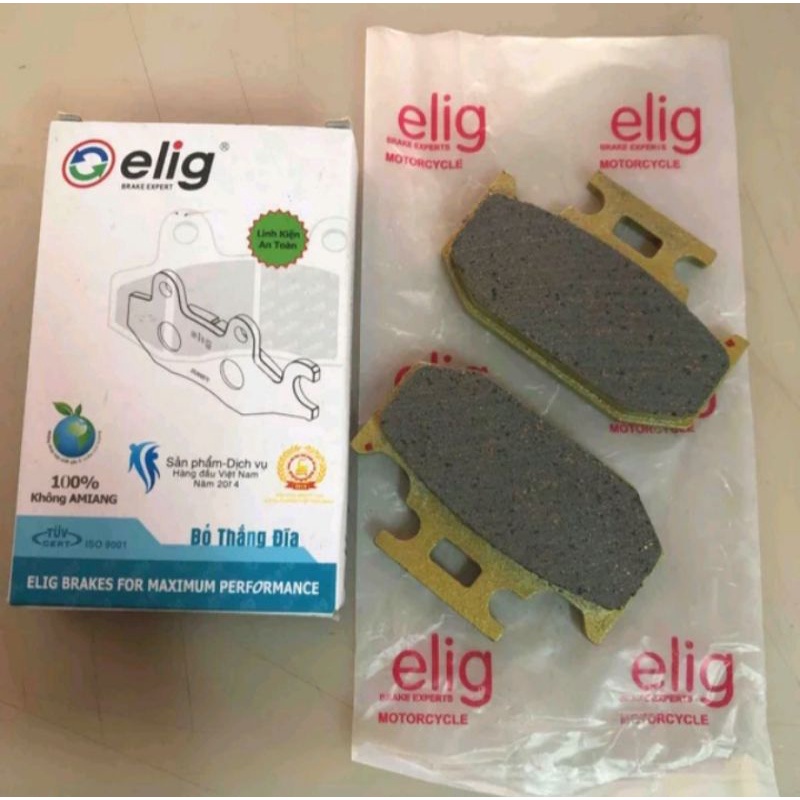 Kampas rem cakram belakang yzf r15 v3, r15 v3 merk elig tipe em100