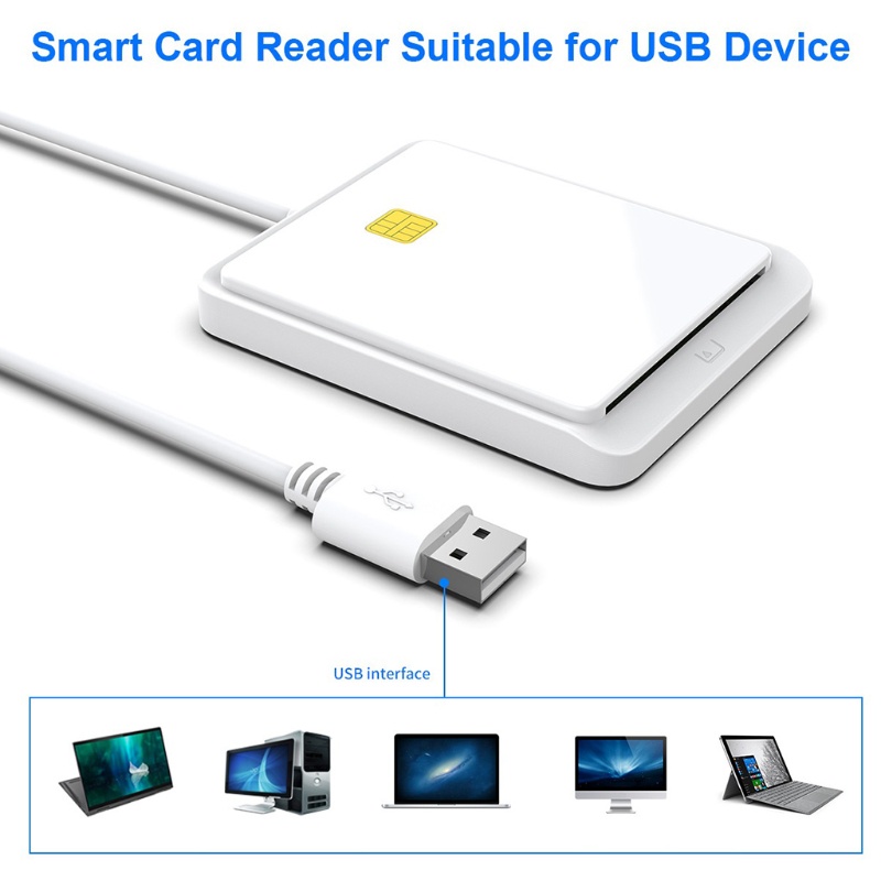 Btsg Untuk Smart USB2.0 IC Untuk Smart Card Reader SD TF SIM Card Multi-Fungsi Untuk Windows XP Nista17 /8 /10