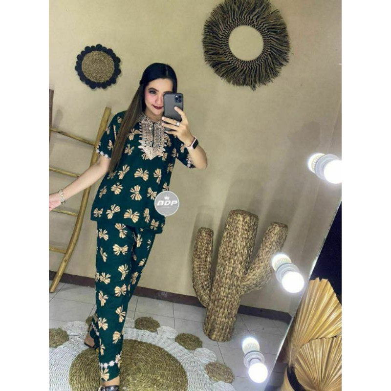 SETELAN ARAB MOTIF UKURAN BAJU