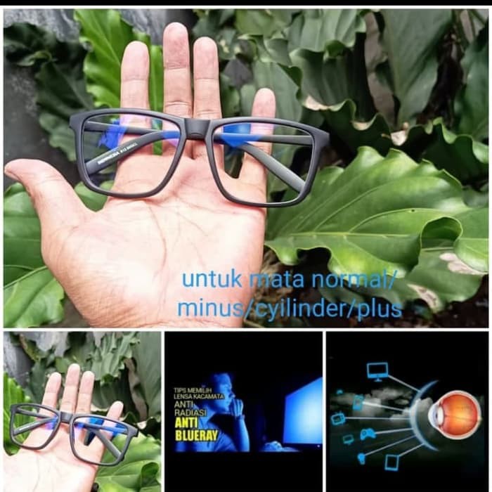 Dijual KACAMATA ANTI BLUE RAY TERBARU SINAR BIRU/ HP/ LAPTOP/KOMPUTER/ GAME Berkualitas
