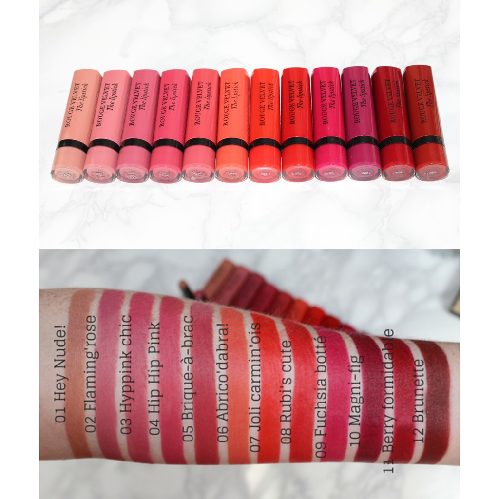 (READY &amp; ORI!) Bourjois Rouge Velvet The Lipstick Lip Matte Lip Cream