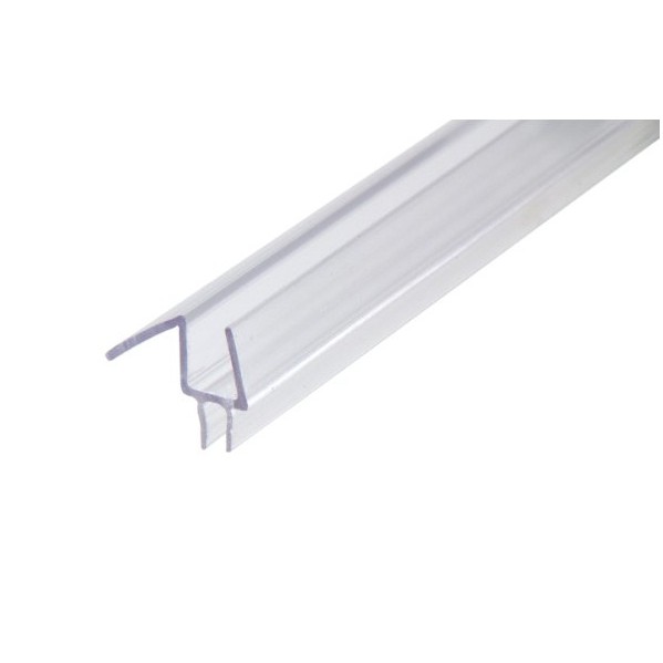Glass Clip Water Seal Pintu Kaca Swing Kamar Mandi Tipe 80-10 Kaca 10 Mm Clip Seal Sirip Tengah Y To