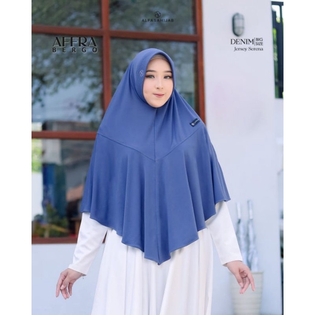 (Diskon 20%) Bergo Affra by Alfasa Hijab