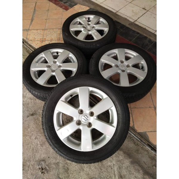 Velg Bekas Std Oem Swift R15 Pcd 4X100 Untuk Mobil Vios City Jazz Agya Sigra Mobilio Ring 15