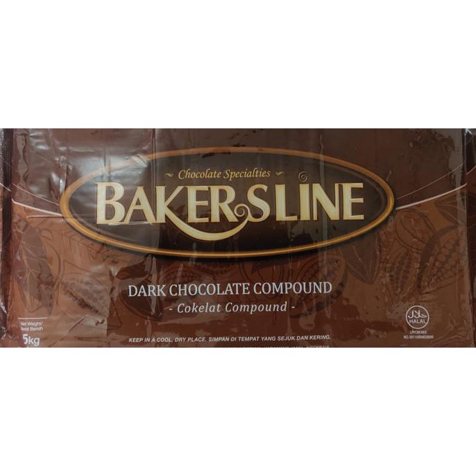 

Toko-Bahan-Kue- Coklat Bakersline Dark Chocolate Compound 5 Kg -Terlengkap-Termurah-Dijamin.