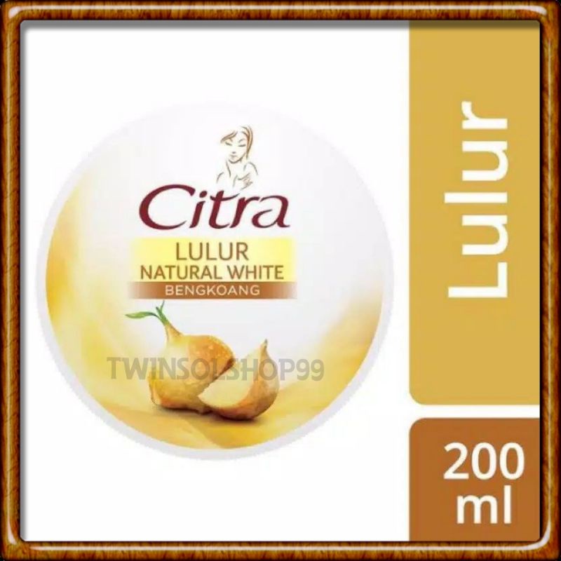 Citra body scrub lulur natural white bengkoang 200ml/lulur citra bengkoang