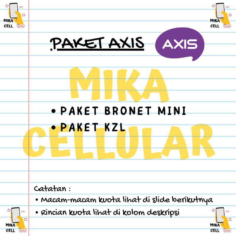 PAKET AXIS BRONET MINI, KZL