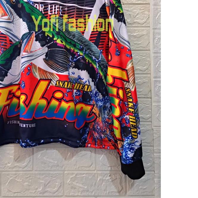 ❊ JERSEY MACING/BAJU MANCING IKAN MUJAER LENGAN PANJANG ➧