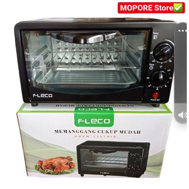 OVEN Fleco Listrik Type 905 Kapasitas 12Liter Warna Putih dan Hitam