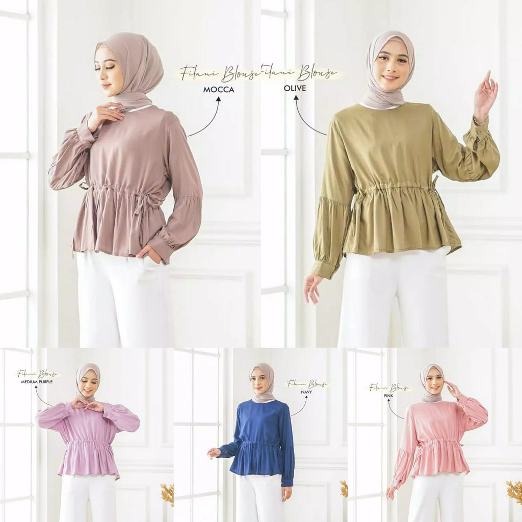 DISKON FILANI BLOUSE - atasan murah / blouse murah / atasan wanita / blouse wanita / atasan cantik