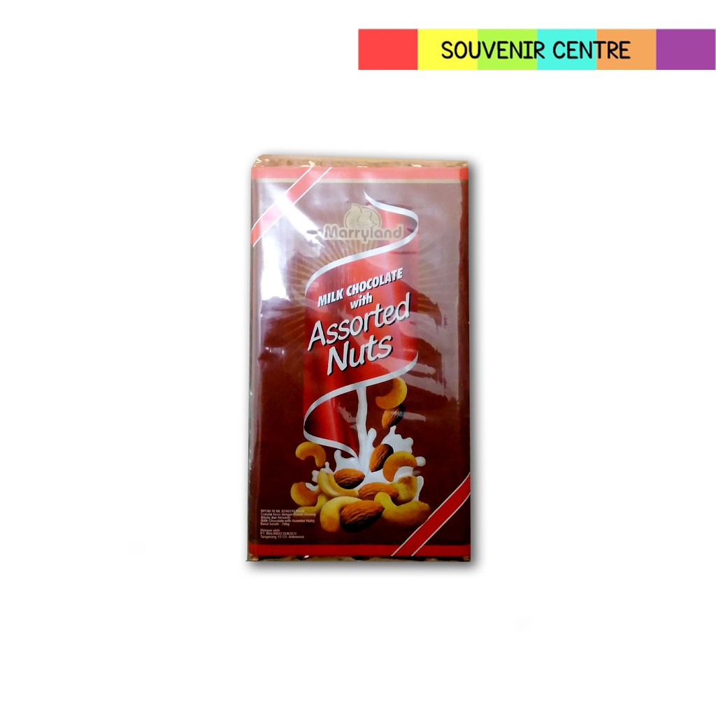 

MARRYLAND MILK CHOCOLATE ASSORTED NUTS 200GR