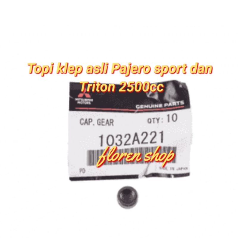 Topi klep asli Pajero sport dan Triton 2500cc