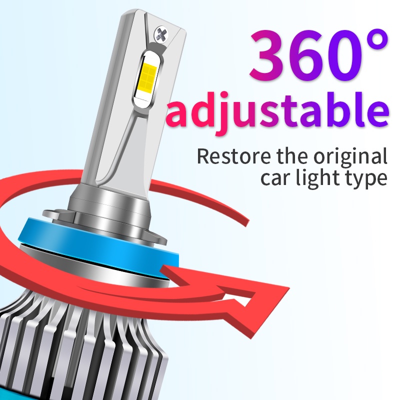 Night knight 100W Car LED Headlight Bulbs H4 Led Lamp CSP Chip 24000LM H7 H1 H8 H9 H11 9005 HB3 9006 HB4 Canbus Auto Fog Light