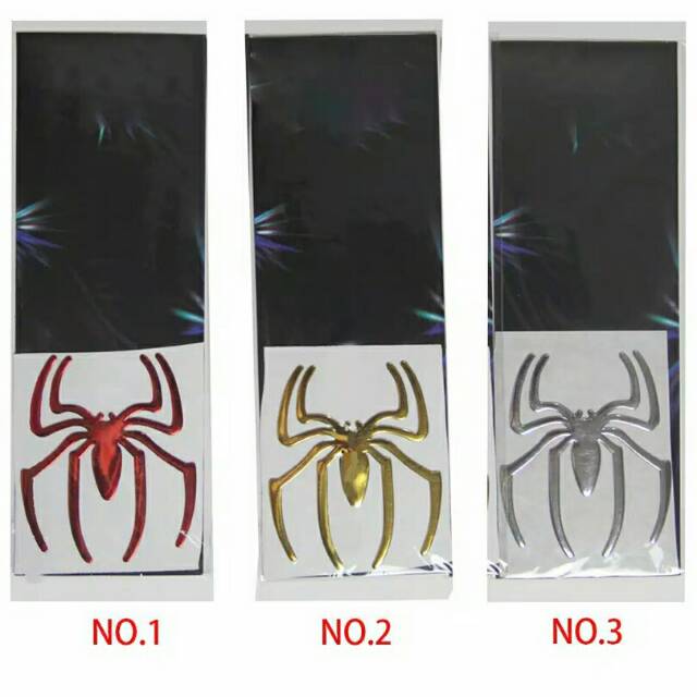 

Sticker timbul spider