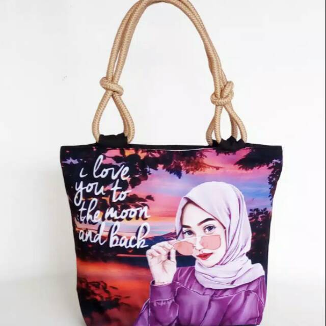 Tas Totebag Wanita Muslimah Murahh