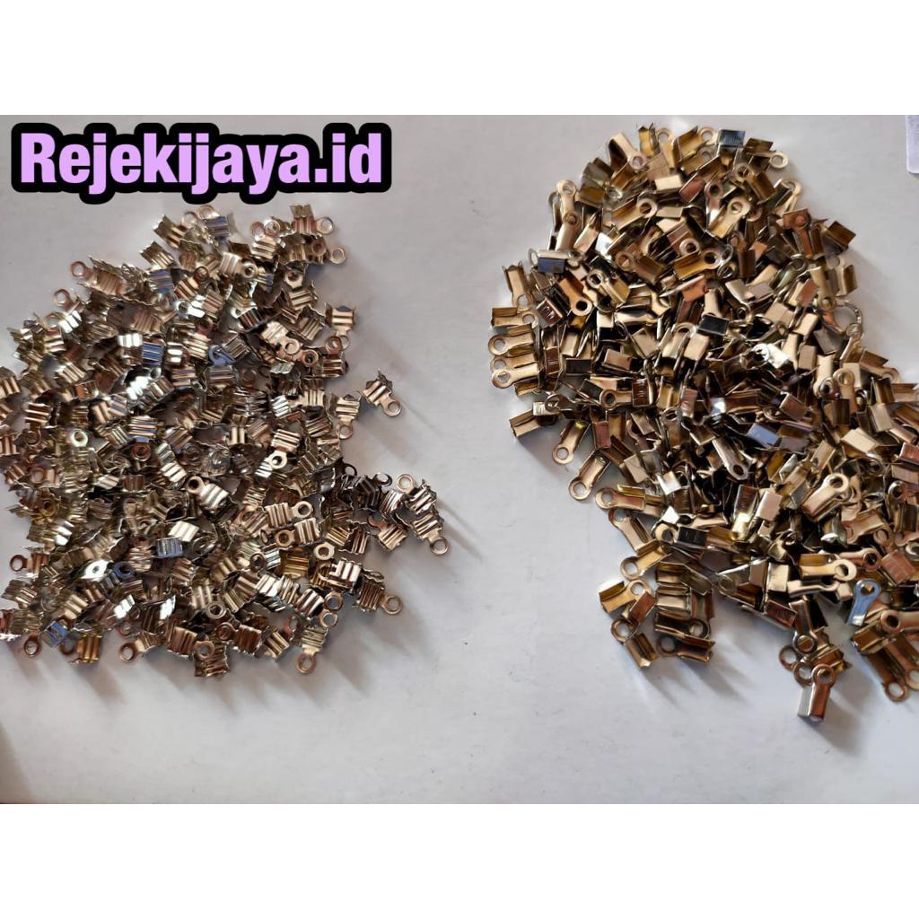 STOPER KOTAK / KLEM KOTAK / STOPER STRAP MASKER ISI 100 / PENJEPIT UJUNG TALI