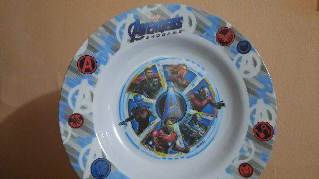Piring Makan Melamin Anak Karakter Superhero Avengers 9inch