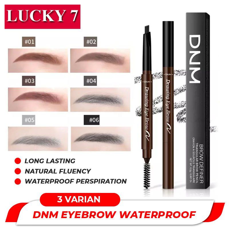 BISA COD- DNM Eyebrow Definer Pensil Alis Waterproof dan Tahan Lama - Pensil Alis