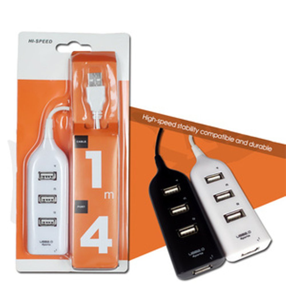 USB HUB 2.0 4 PORT USB PORT 1M HIGH SPEED