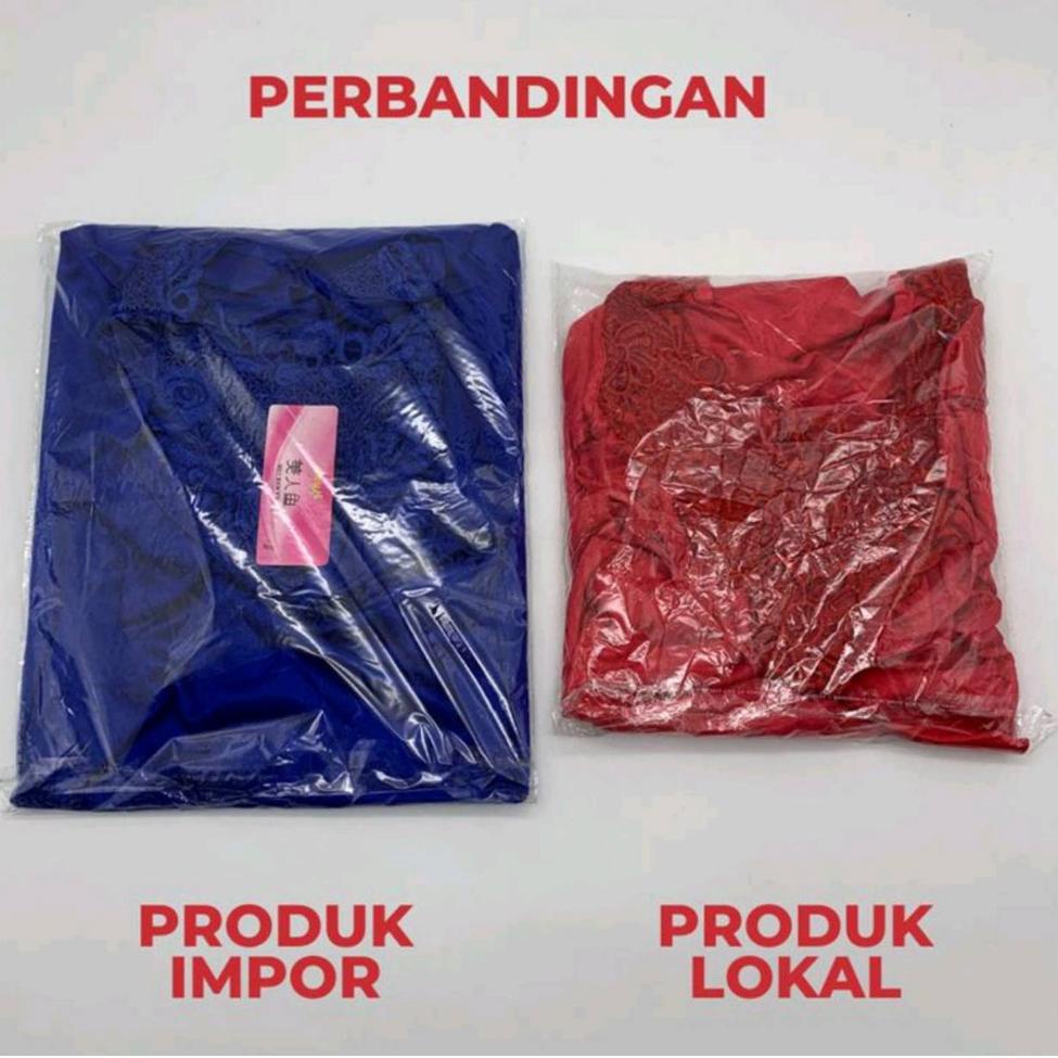 35c> COD / GARANSI ORI ☆ Lingerie JUMBO HAPPY Baju Tidur Sexy Satin LD 120cm