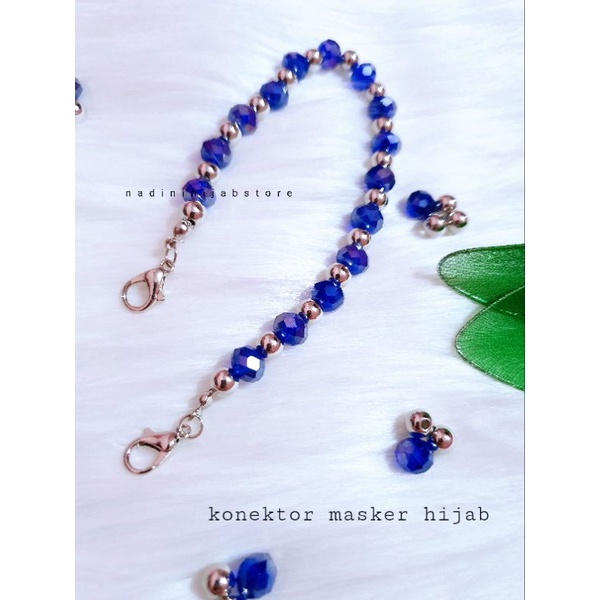 KONEKTOR MASKER | KONEKTOR MASKER HIJAB CRYSTAL | MASK EXTENDER | TALI MASKER HIJAB | KONEKTOR