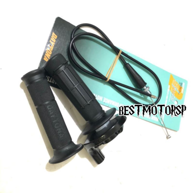 GAS SPONTAN 1 KABEL DYTONA ORIGINAL HITAM POLOS UNIVERSAL
