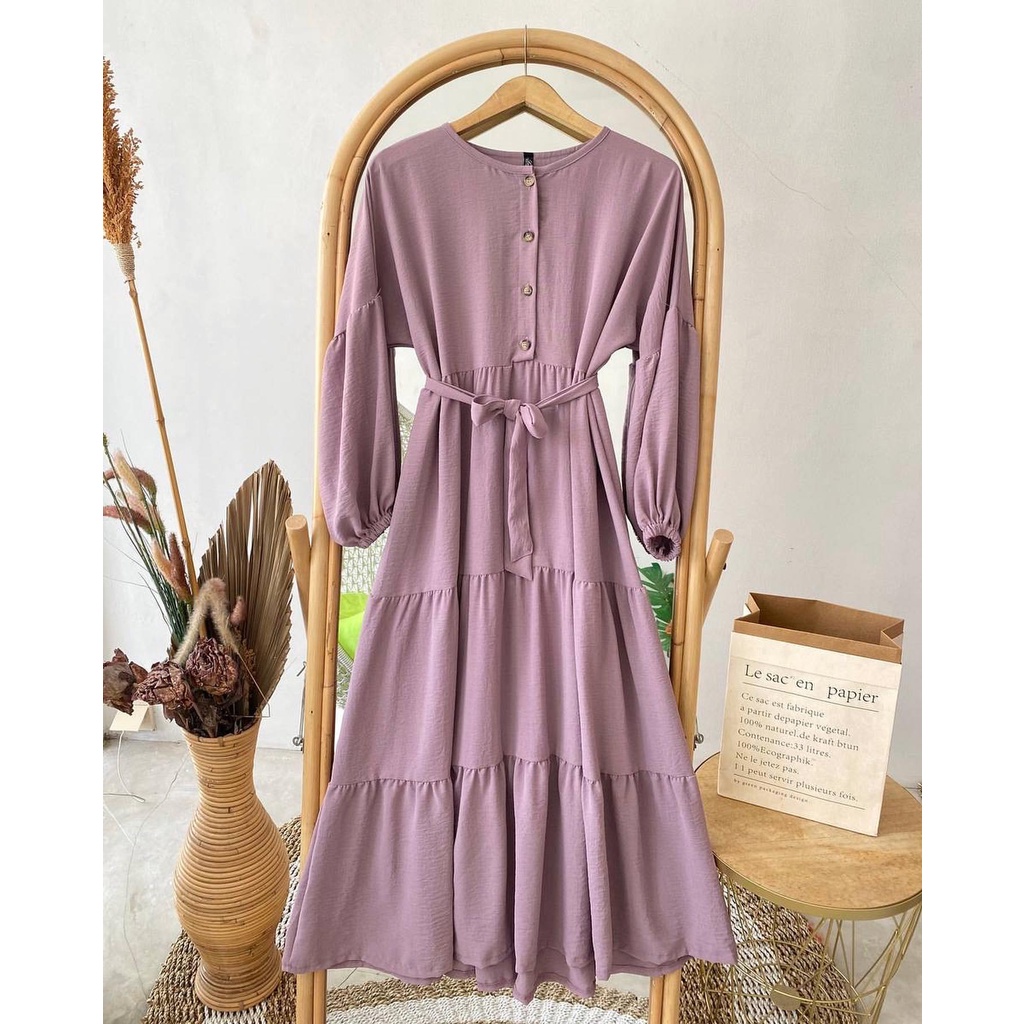 SHAYA DRESS - DRESS WANITA - KOREAN STYLE - PAKAIAN WANITA