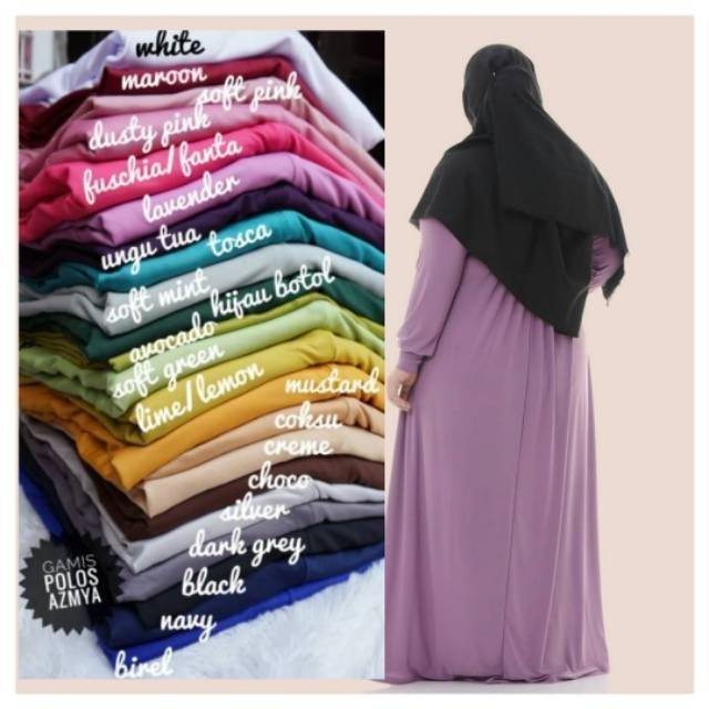 Gamis Jersey Jumbo LD 120 FIT TO XXL - XXXL