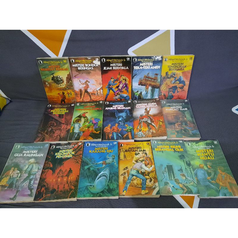 Buku Novel Trio Detektif Alfred Hitchcock
