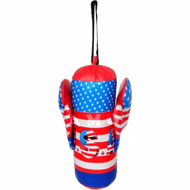Mainan Sarung Tinju USA Samsak Tinju Mini / Samsak Amerika Tinju Jala