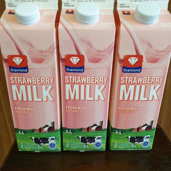 

Da2011Ca Fresh Milk / Susu Diamond Strawberry Xa201As