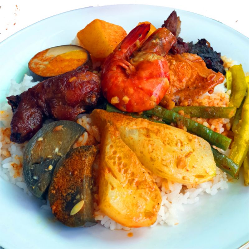 

nasi kari khas kalimantan pontianak pork
