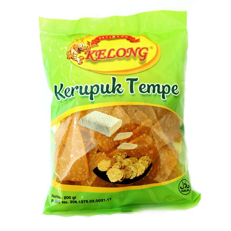 

Kelong Kerupuk Tempe Mentah 200Gr