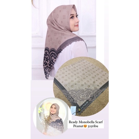 la sabelle - monobella scarf “peanut”