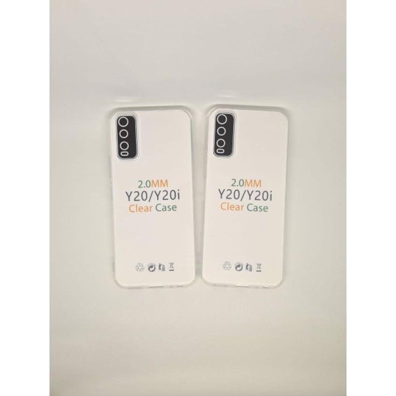 VIVO V21E V21 Y51A Y31 Y51 2020 Y1S V20 SE Y12S Y20 Y20i Y20S 2021 Sotfcase Bening Clear Silikon Transparan 2MM