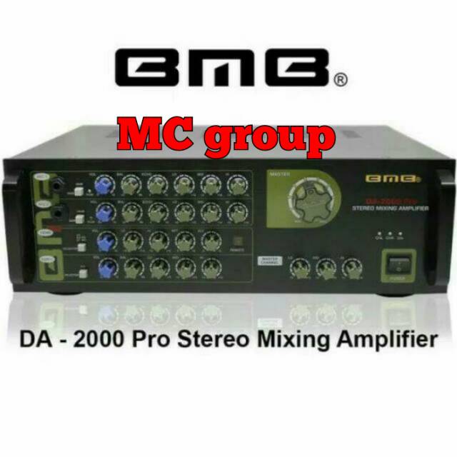 Power amplifier karaoke BMB DA 2000 pro ORIGINAL BMB garansi resmi