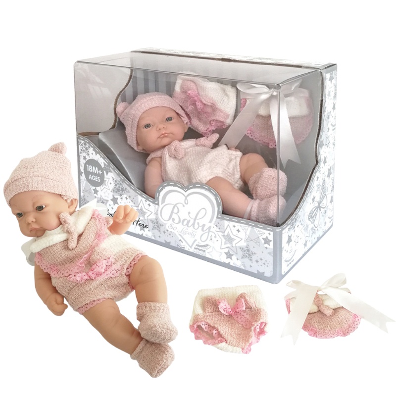 Mary 25cm Mini Tidur Untuk Boneka Untuk w/Lovely Face Eyes-opened Soft Toy Baby Party