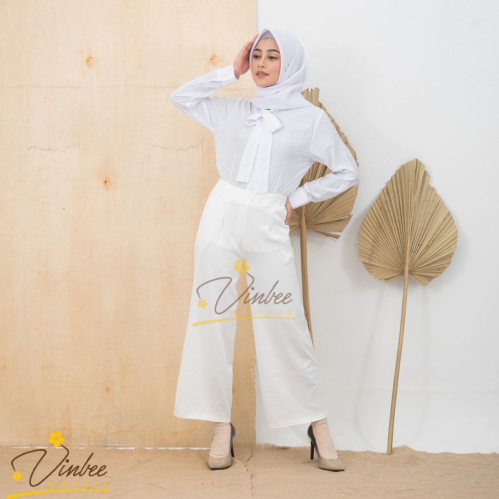LEONY KULOT SCUBA TEBAL HIGHWAIST PREMIUM Real Picture