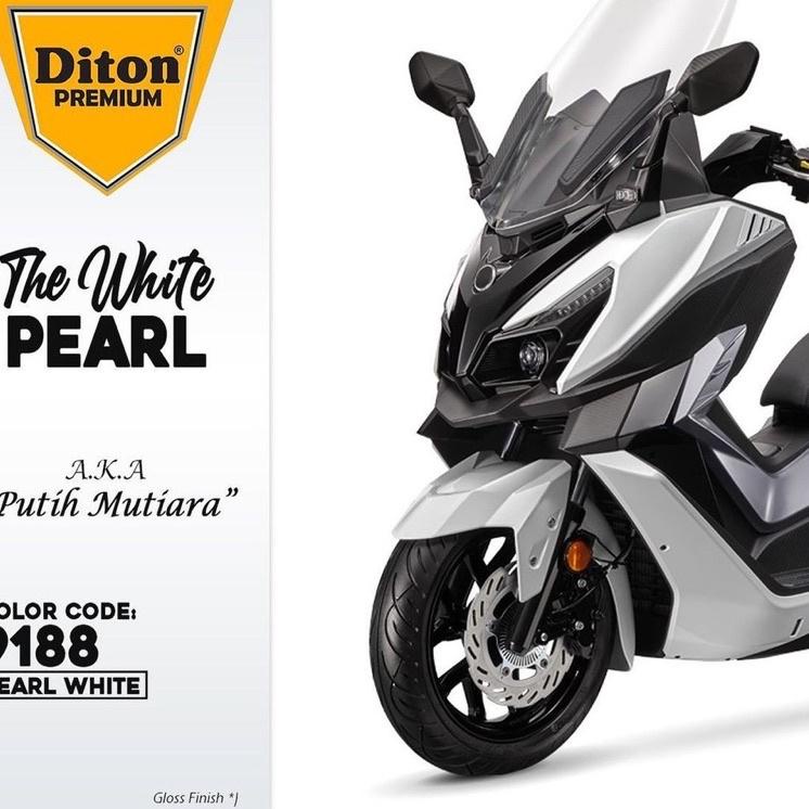 Recomended.. Pilox Diton Premium Pearl White 9188 Putih Mutiara 400ml Cat Pilok Pylox Metallic Metal