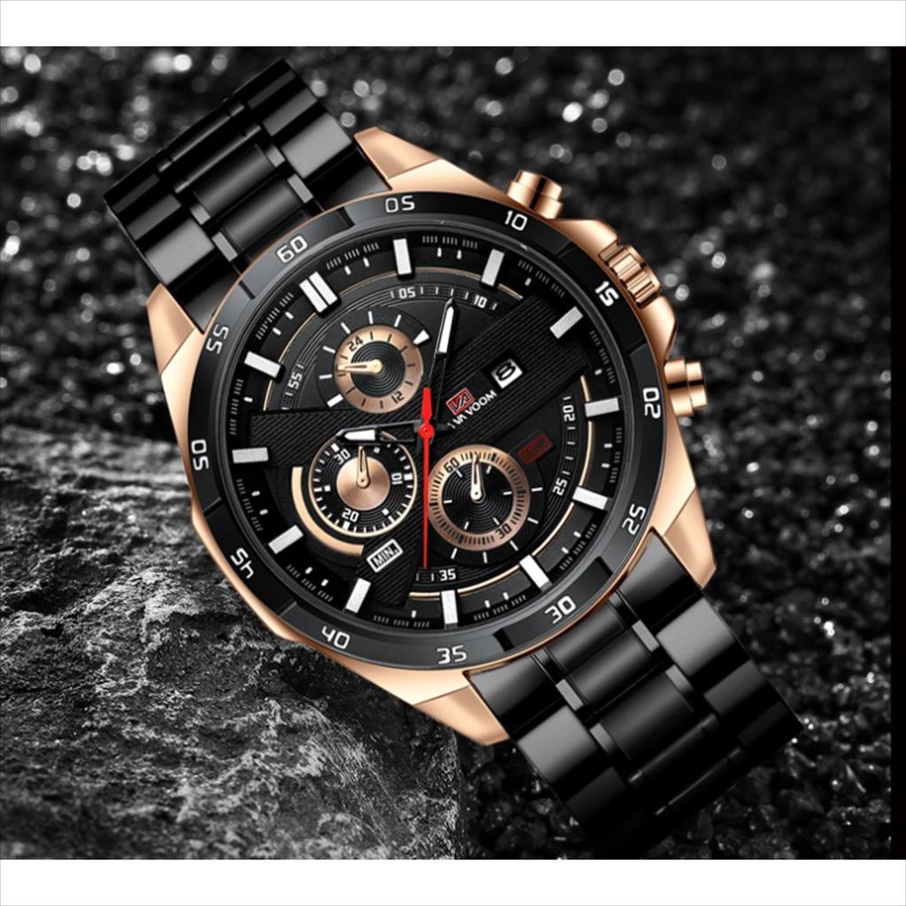 Jam Tangan Pria VAVA VOOM 216 VAVAVOOM Tahan Air Stainlees Steel Anti Karat Premium Original