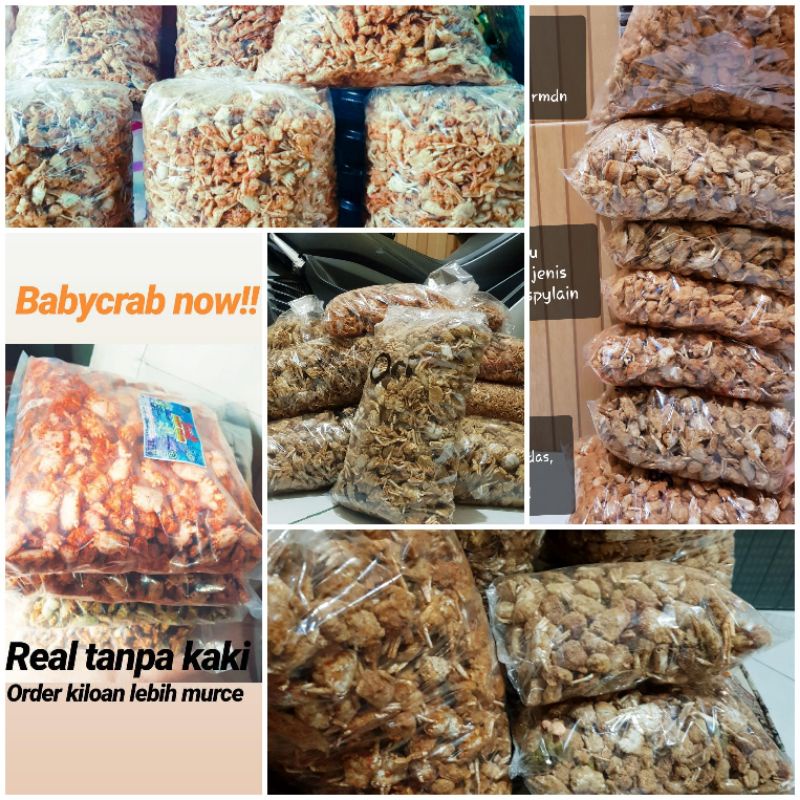 

BABY CRAB 1 KG MURAH ,PRODUKSI,PARTAI BESAR (BELAH DUA)