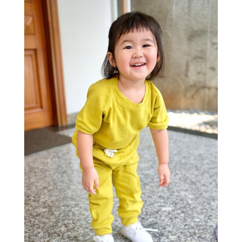 One Set Jogger Setelan Anak Laki Laki Cowok Bayi / Baju Anak dan Celana Panjang Joger Anak Laki Laki