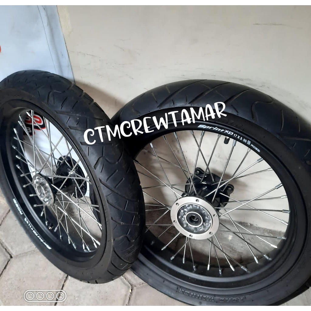 Velg set supermoto klx150L,bf ,Dtracker