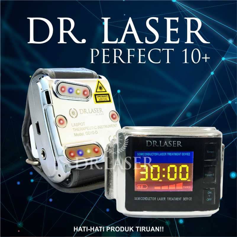 DR LASER PERFECT 10 PLUS Jam Tangan Kesehatan Terapi stroke penyakit jantung darah tinggi diabetes