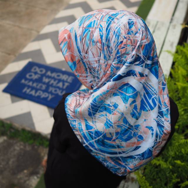 Hijab Turki Velvet Silk 110 cm Segiempat - Cember YZ15-265