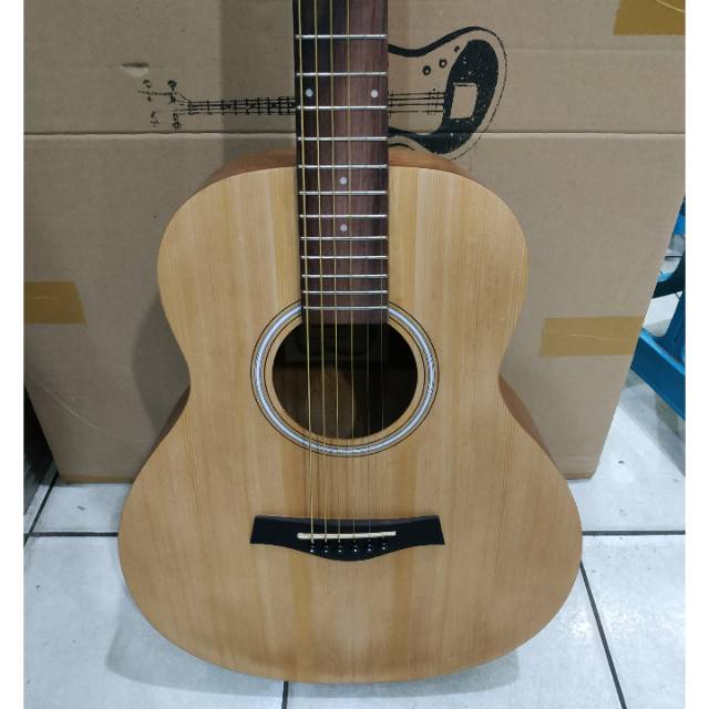 Gitar Akustik Elektrik Original Cowboy Natural GW-2 NA Murah Jakarta EQ TUNER Cowboy